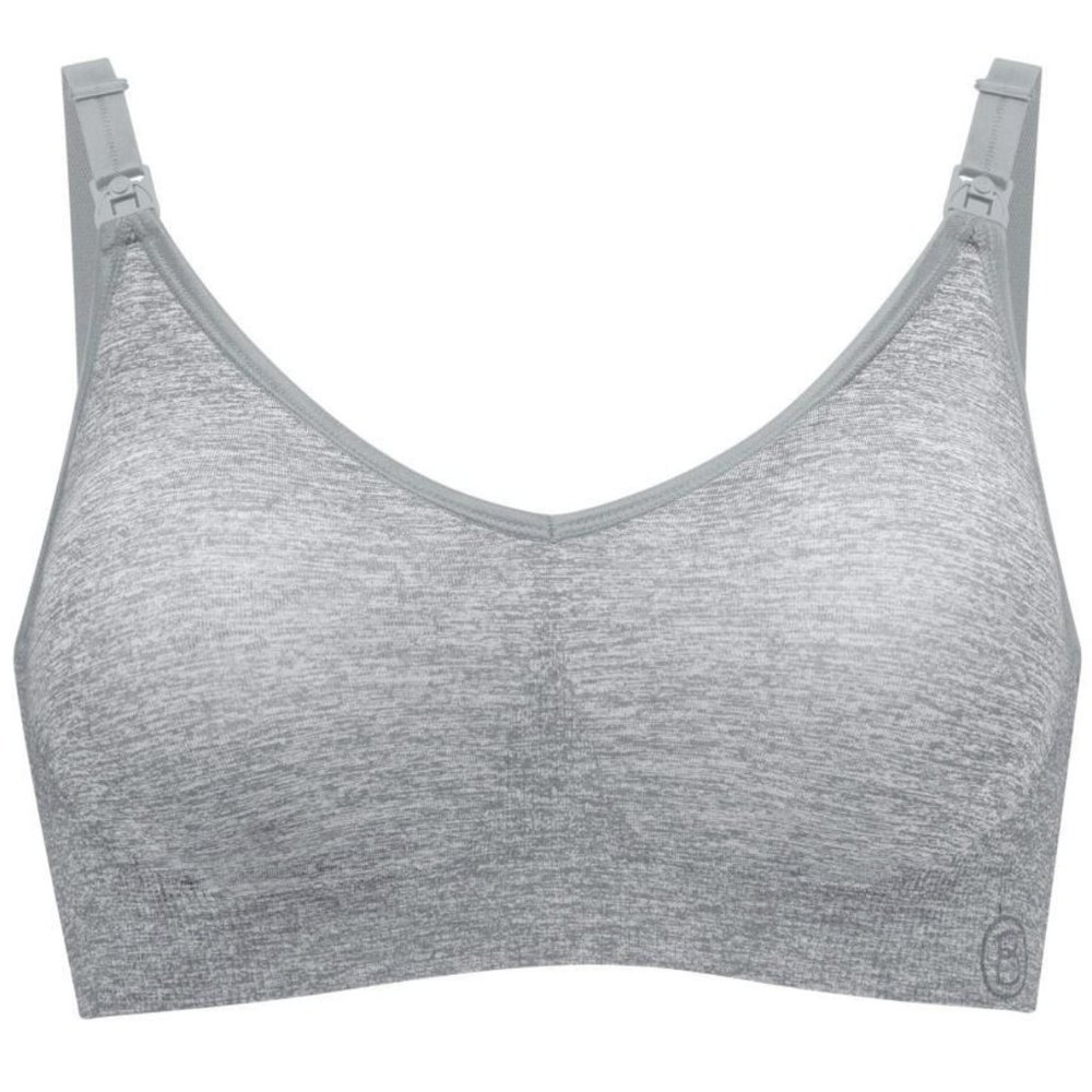 Bravado Body Silk Seamless Nursing Bra Heather Gray NWOT